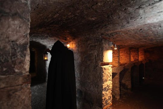 Excursão a pé subterrânea fantasmagórica de Edimburgo