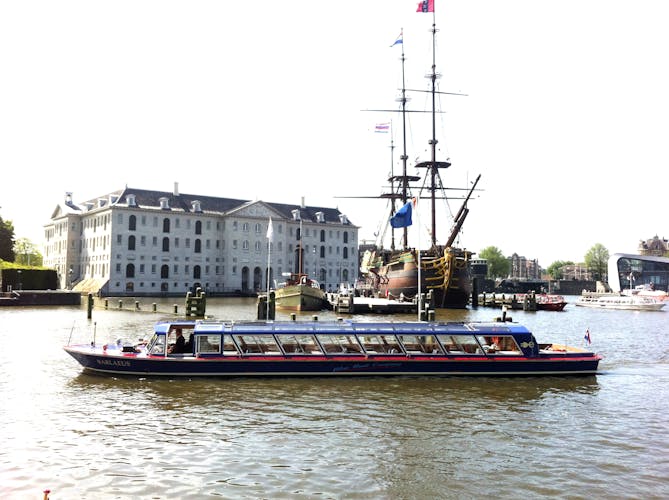 National Maritime Museum entrance ticket and Amsterdam canal cruise