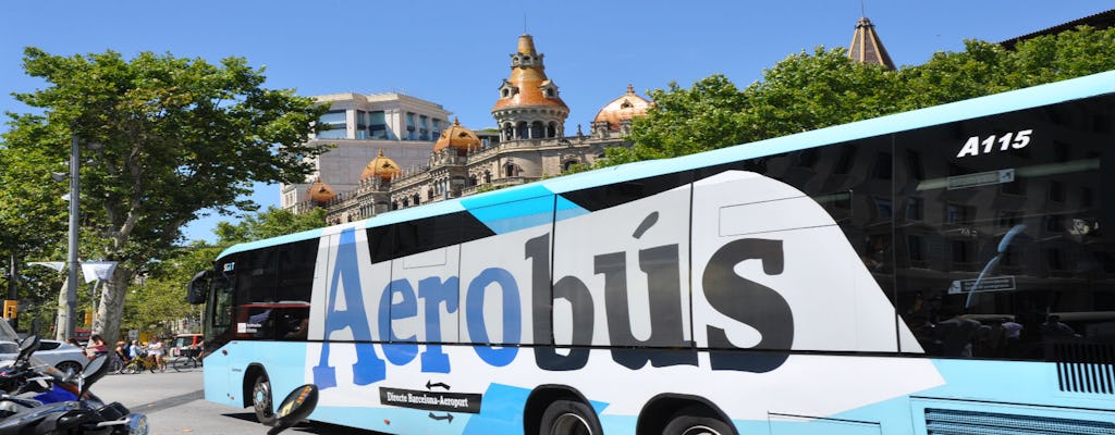 Aerobús airport shuttle to and from Barcelona city center
