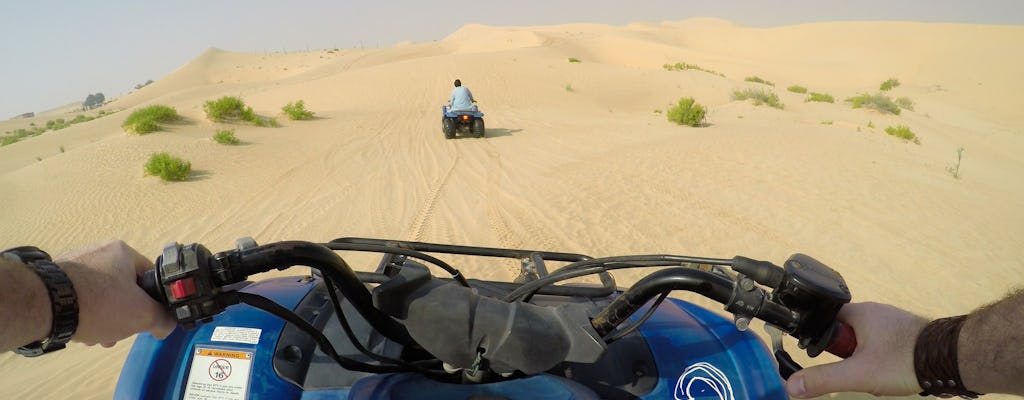 Dubai quad bike safari with optional dinner