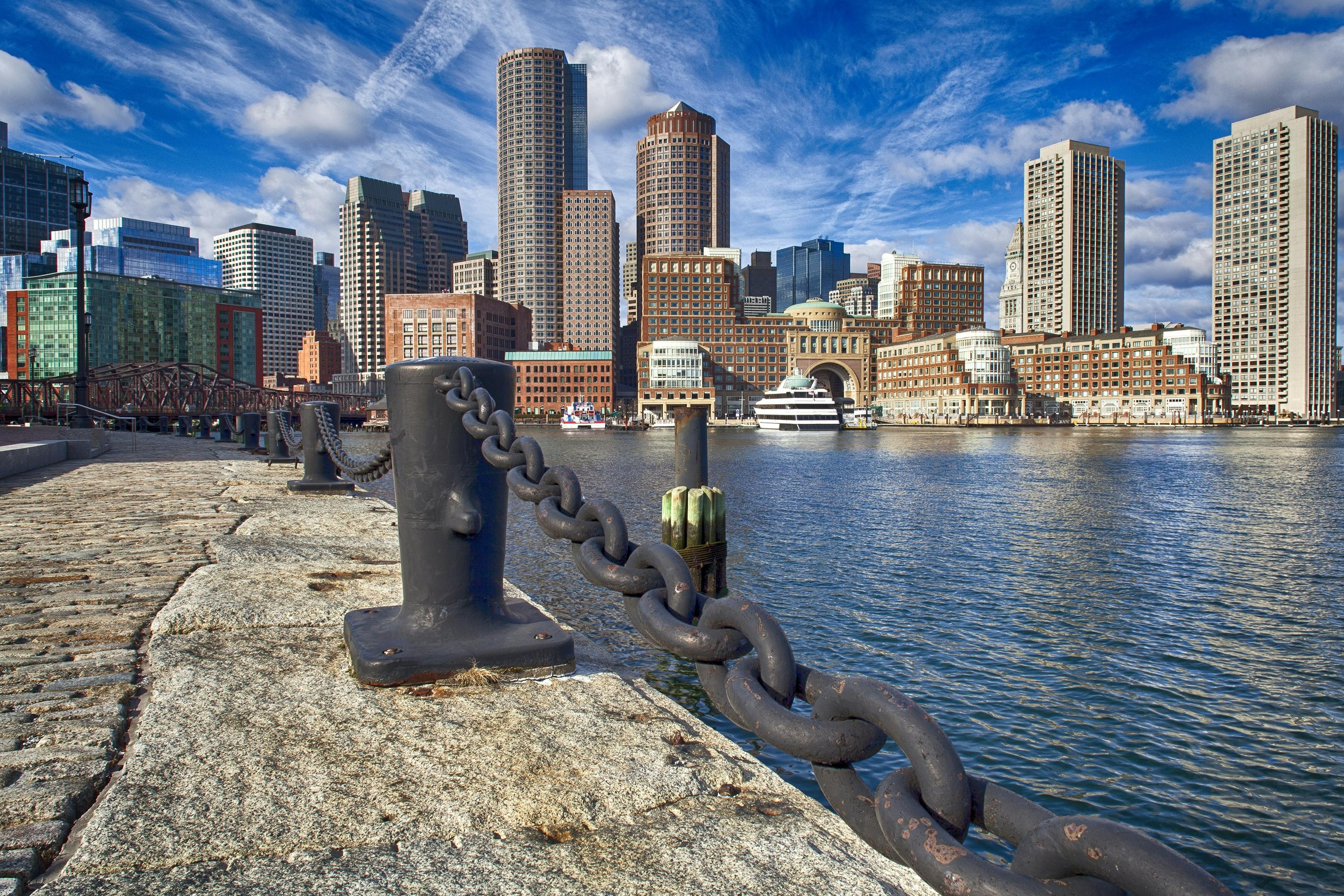 Boston Tea Party-schepen en museumkaartjes