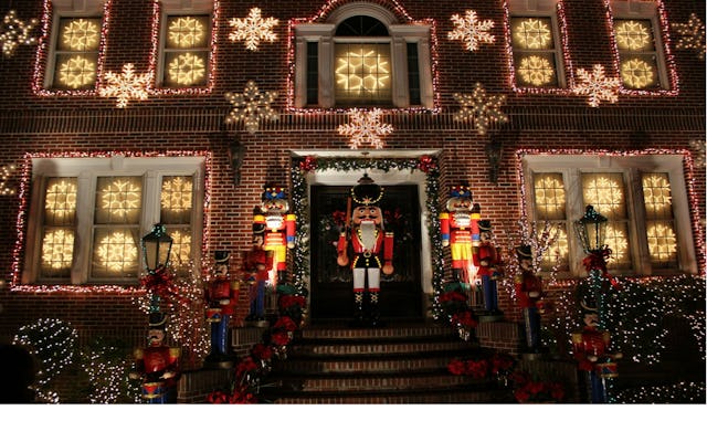 Christmas lights tour in Dyker Heights, Brooklyn