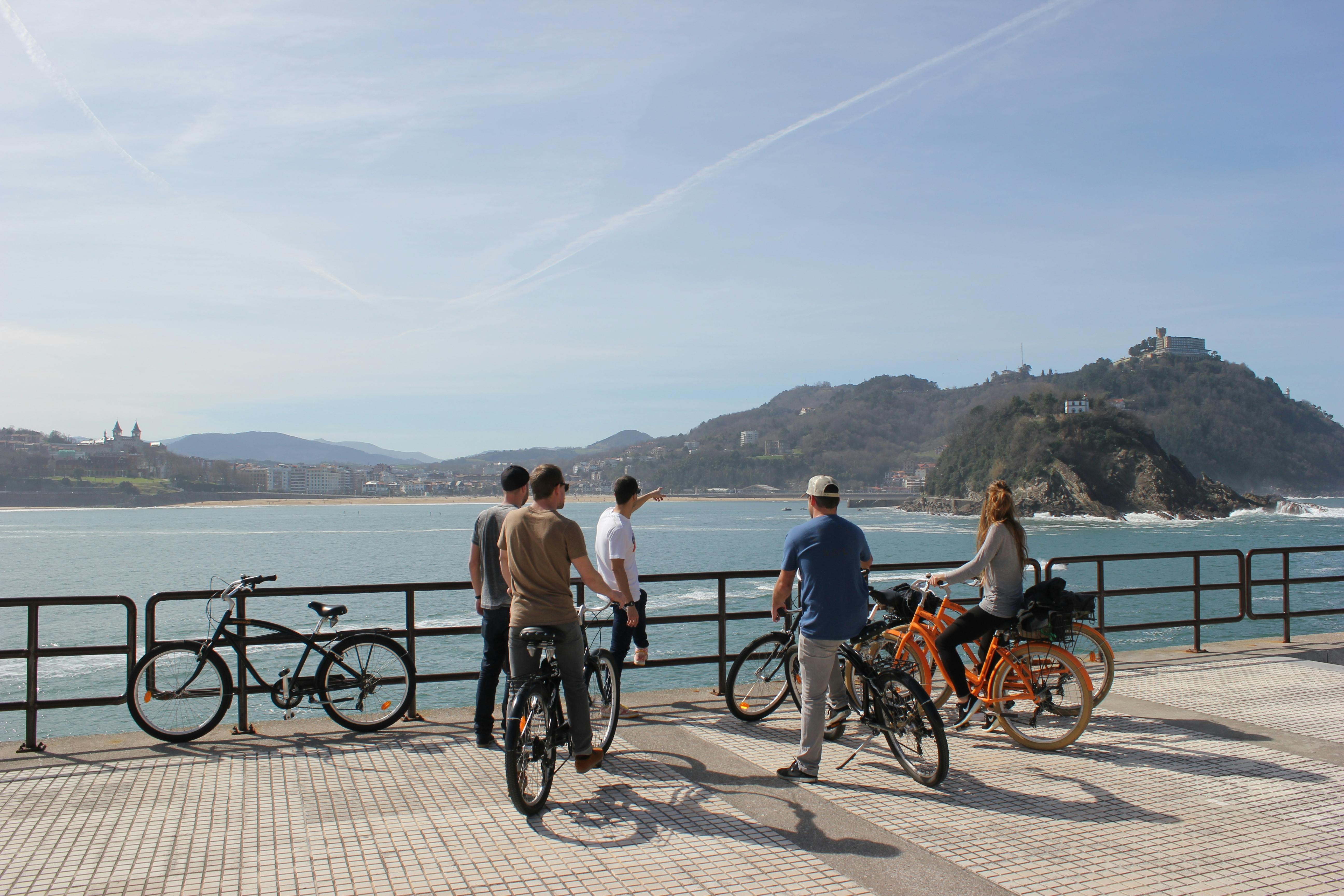 Visite à vélo de la ville de Saint-Sébastien