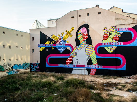 Madrid's street art and hidden graffiti experience tour