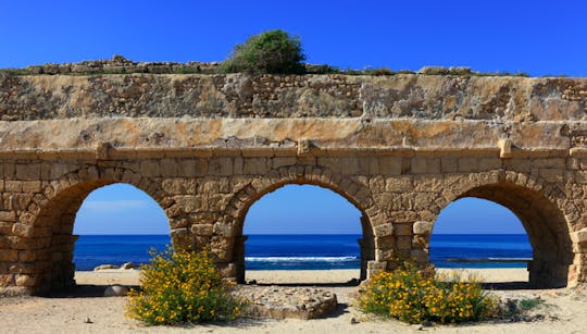 Caesarea, Acre en Golan 2-daagse tour met hotel