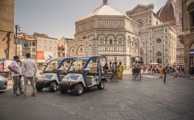 Ekologiczna wycieczka po Florencji wózkiem golfowym
