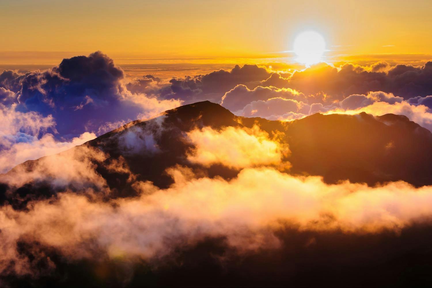Maui spectaculaire Haleakala-zonsopgangstour met ontbijt