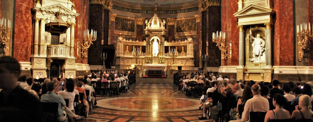 Concert d'orgue dans la basilique Saint-Étienne de Pest et croisière nocturne