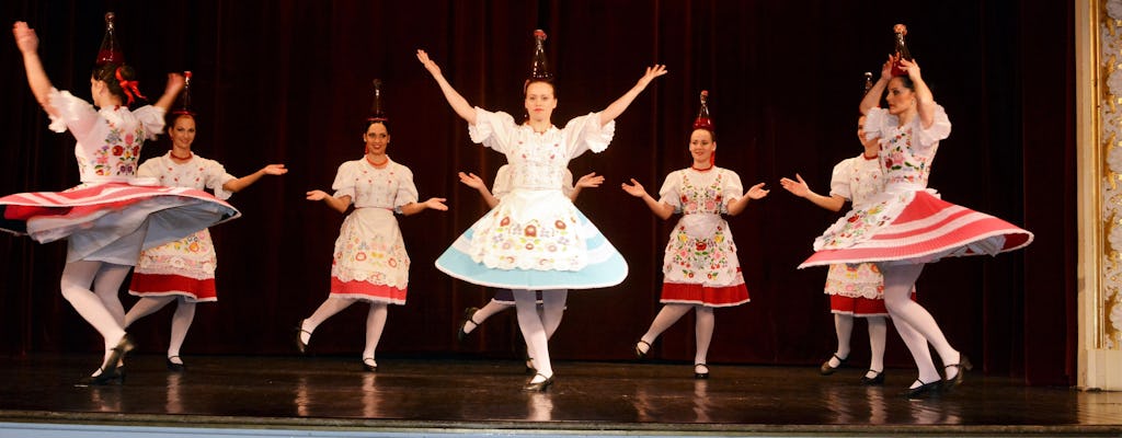 Hungarian folklore performance and Budapest night cruise