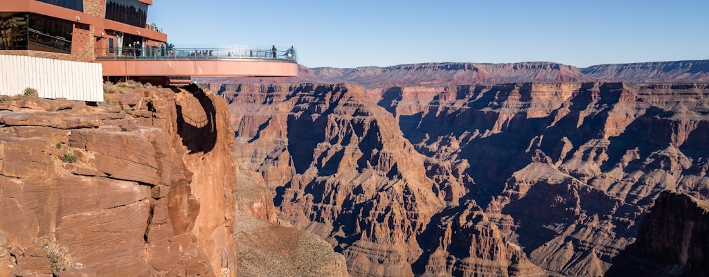 Lado oeste del Gran Cañón en una furgoneta de lujo con parada fotográfica en la presa Hoover