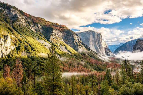 Yosemite-tour met overnachting met verblijf in Valley Lodge