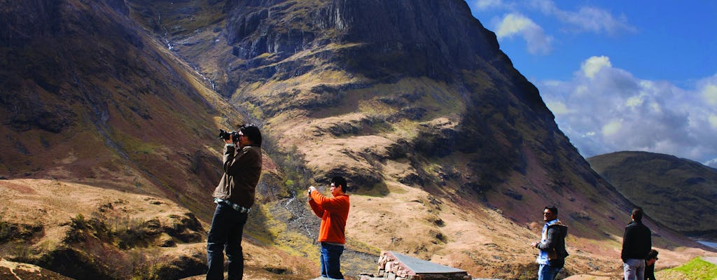 Excursión de un día para grupos pequeños a Oban, Glencoe, Highlands, lagos y castillos