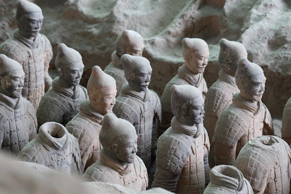 Xian-groepsreis door de terracottastrijders en het Qin Shi Huang-mausoleum