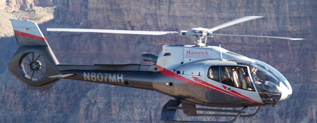 Vuelo en helicóptero por el Gran Cañón desde el borde sur