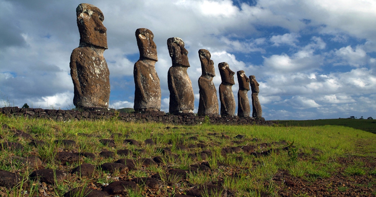 Ahu Akivi Moai Easter Island