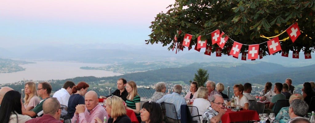 Tour pôr do sol em Zurique com  fondue de queijo