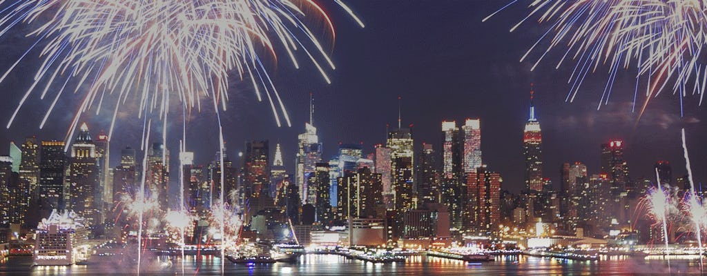 Crociera dei fuochi d'artificio del 4 luglio a New York