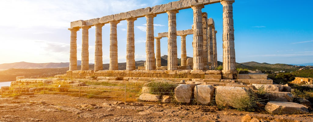 Excursion l'après-midi au cap Sounion et au temple de Poséidon au départ d'Athènes