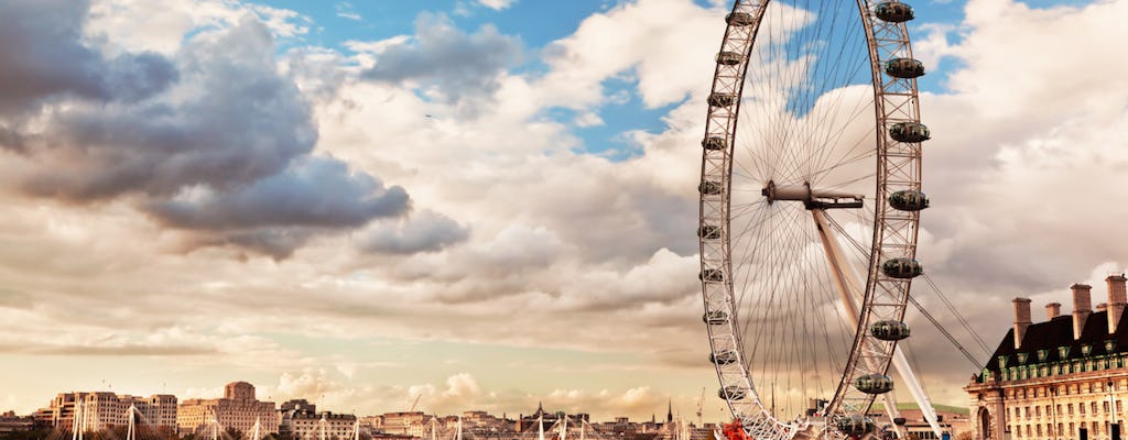 Excursion d'une journée à Londres avec billets pour le London Eye et une croisière sur la Tamise