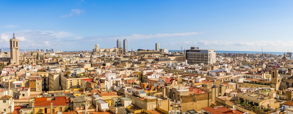 Grand city tour of Barcelona with optional entrance fee to Poble Espanyol and lunch