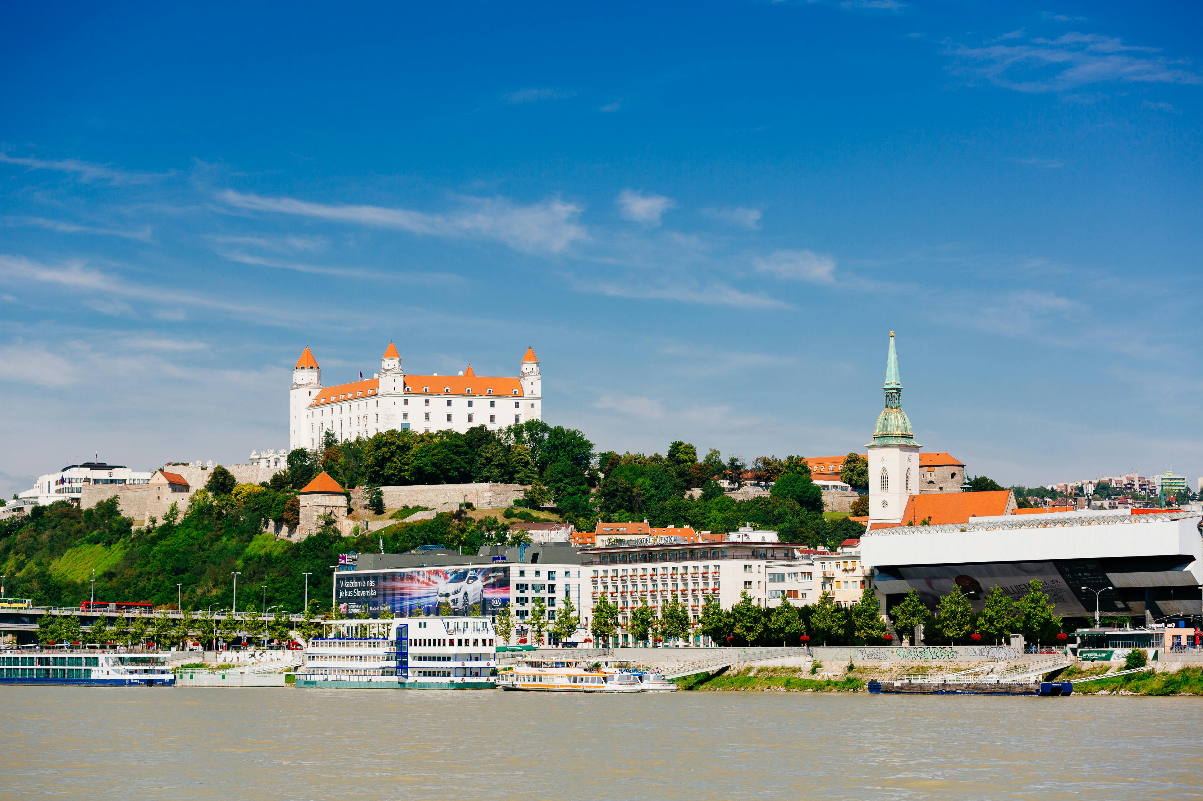 Bratislava day trip by bus and boat from Vienna