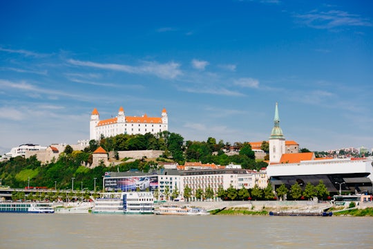 Bratislava day trip by bus and boat from Vienna
