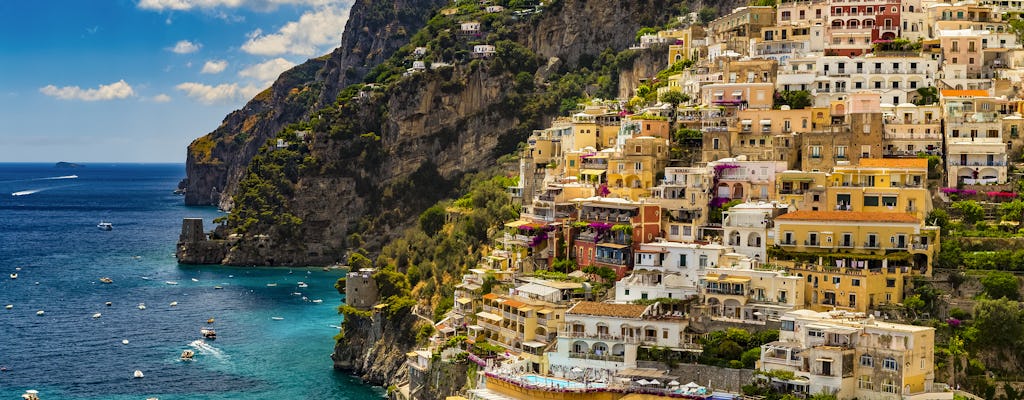 Excursión privada a la costa de Amalfi y Pompeya
