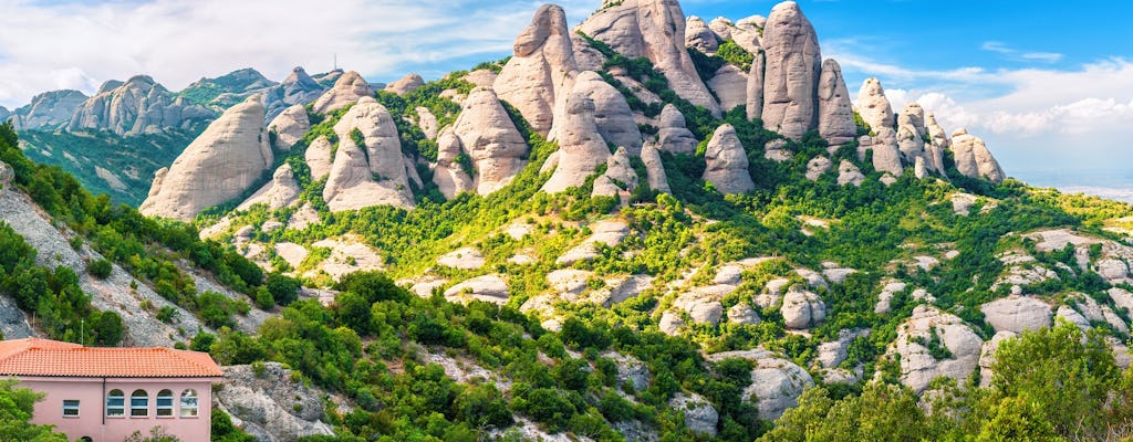 Visite de Montserrat d'une demi-journée en train à crémaillère