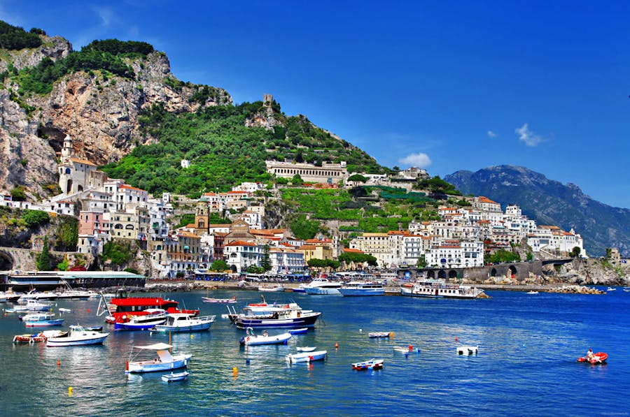 Sorrento and Amalfi Coast boat tour from Capri