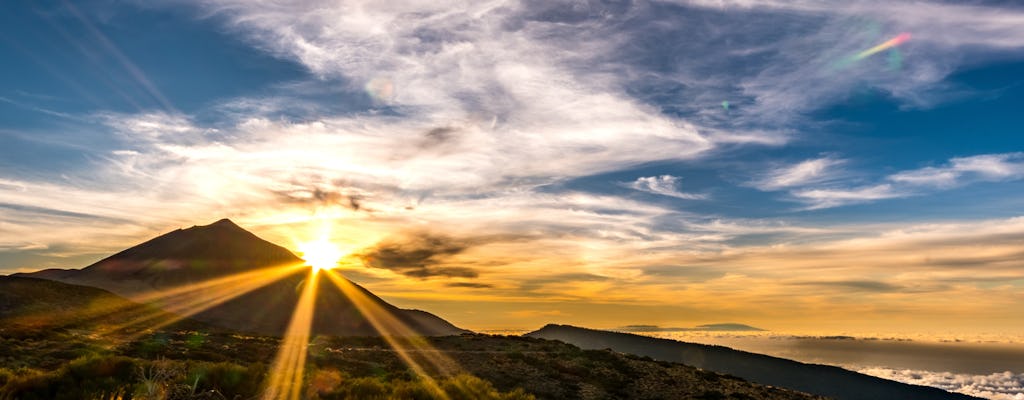 Zachód słońca, gwiazdy i kolacja na Teide