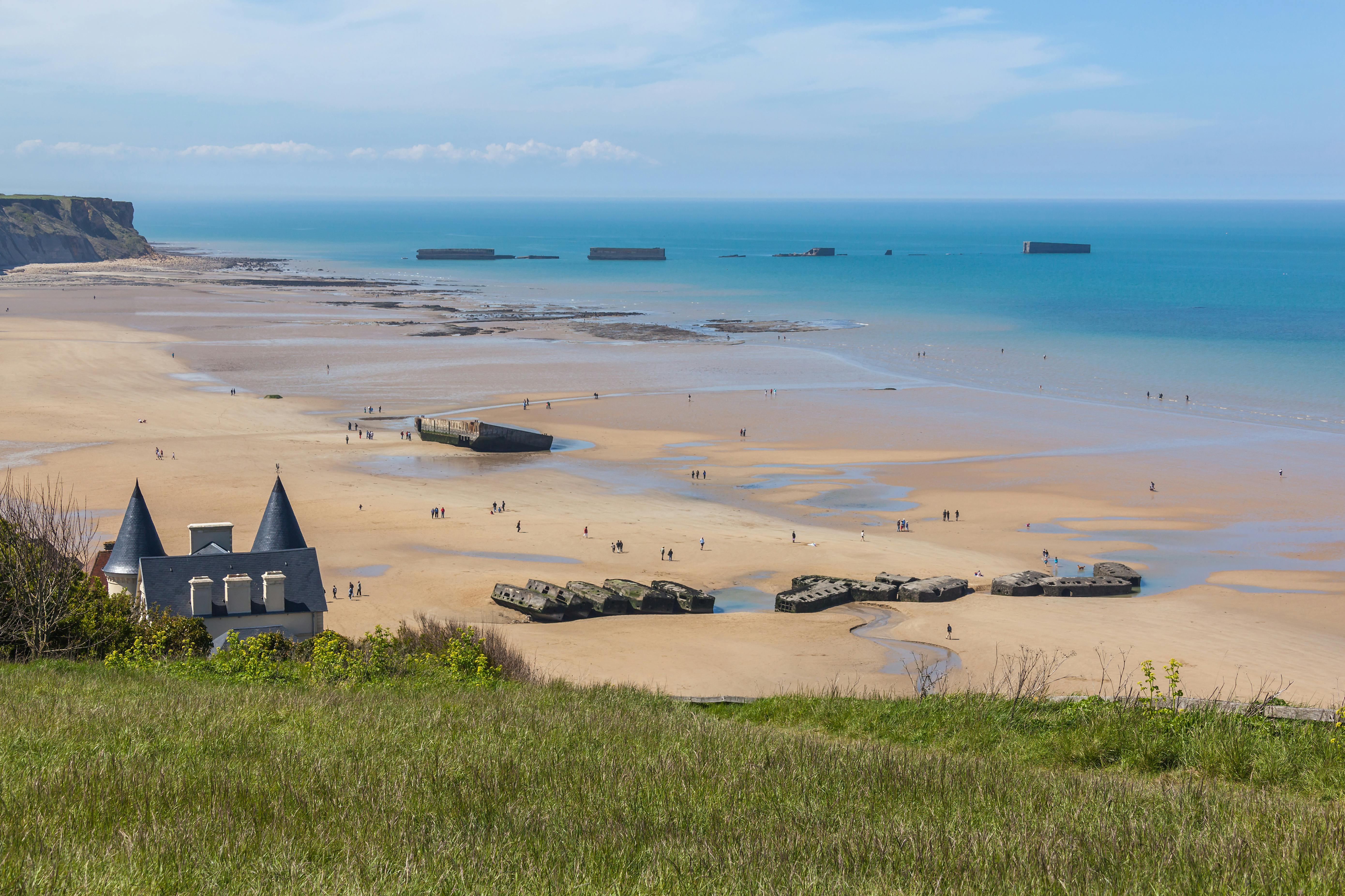 Normandy day trip from Paris with D beaches typical Norman lunch and
