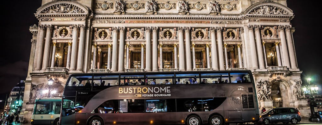 Cena gourmet a bordo del Bustronome di Parigi