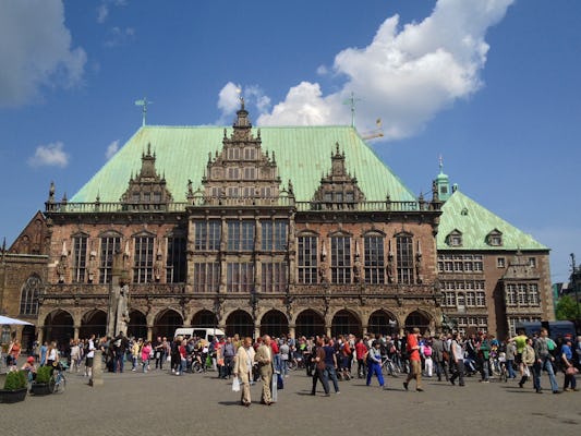 Catedral de Bremen e tour de mercado