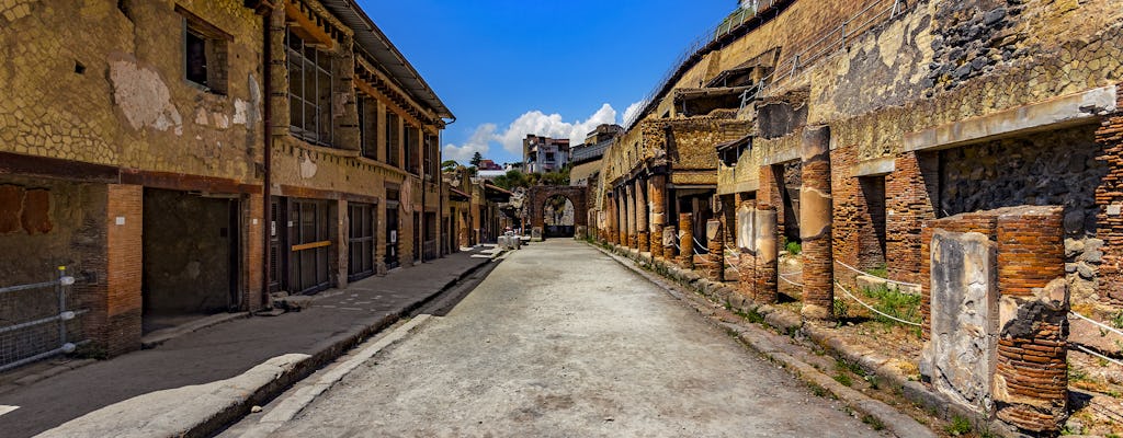 Tour naar de ruïnes van Herculaneum inclusief vervoer