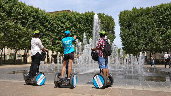 Self-balancing scooter tour in Montpellier old and new town