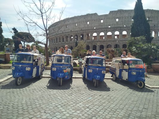 Rom Tour im Ape Calessino mit Eintritt ohne Anstehen ins Kolosseum