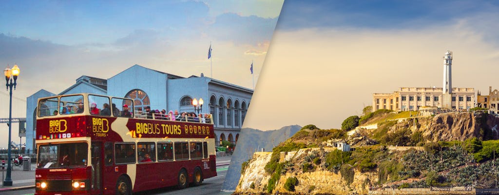 Biglietti per l'isola di Alcatraz + Big Bus San Francisco