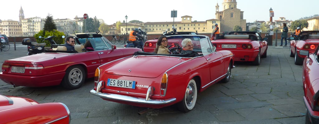 Driving tour of Volterra in a classic Spider convertible from Florence