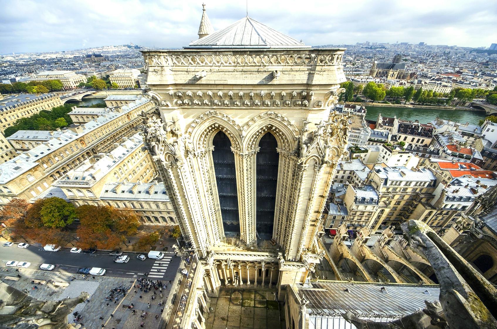 Tour por la catedral, las torres de Notre Dame y la Isla de la Cité