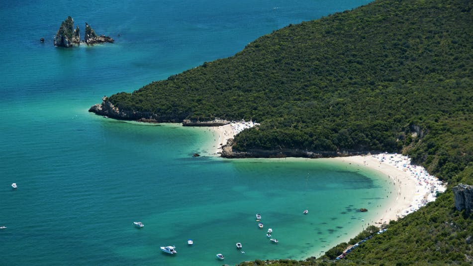 Arrábida Natural Park yacht tour from Lisbon