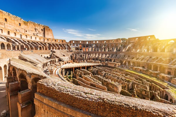 Visita a la antigua Roma por el Coliseo, el Foro Romano y el monte Palatino
