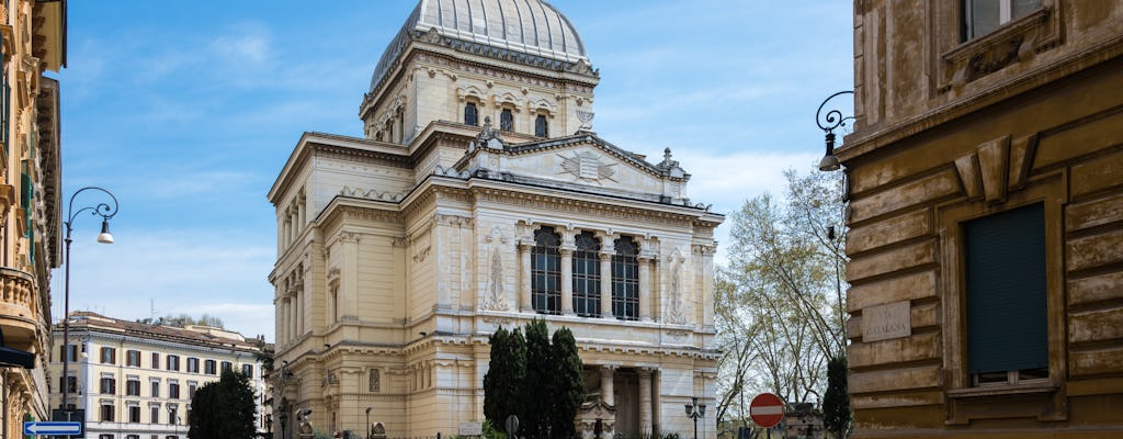 Rzymska dzielnica żydowska z muzeum i synagogami 2-godzinna wycieczka z przewodnikiem