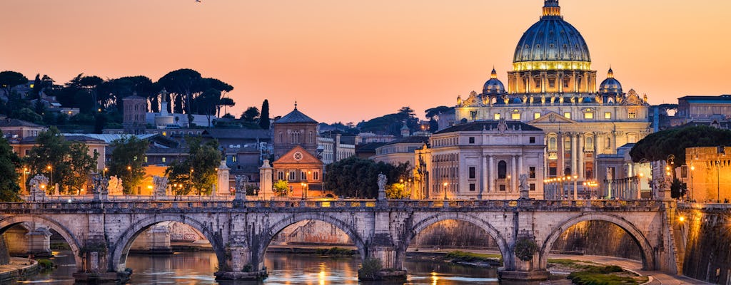 Excursão turística privada de Roma à noite