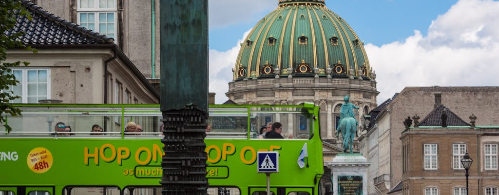Hop-on hop-off Copenhagen tickets with bus and boat options