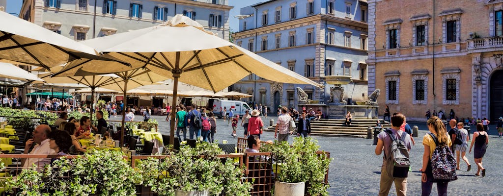 Rome street food and wine tasting walking tour