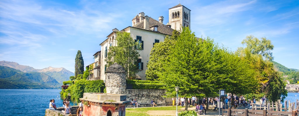 Small-group tour to Lake Maggiore and Lake Orta with transportation from Milan