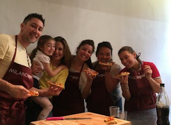 Arte di fare la lezione di cucina della pizza Arte di fare la lezione di cucina della pizza