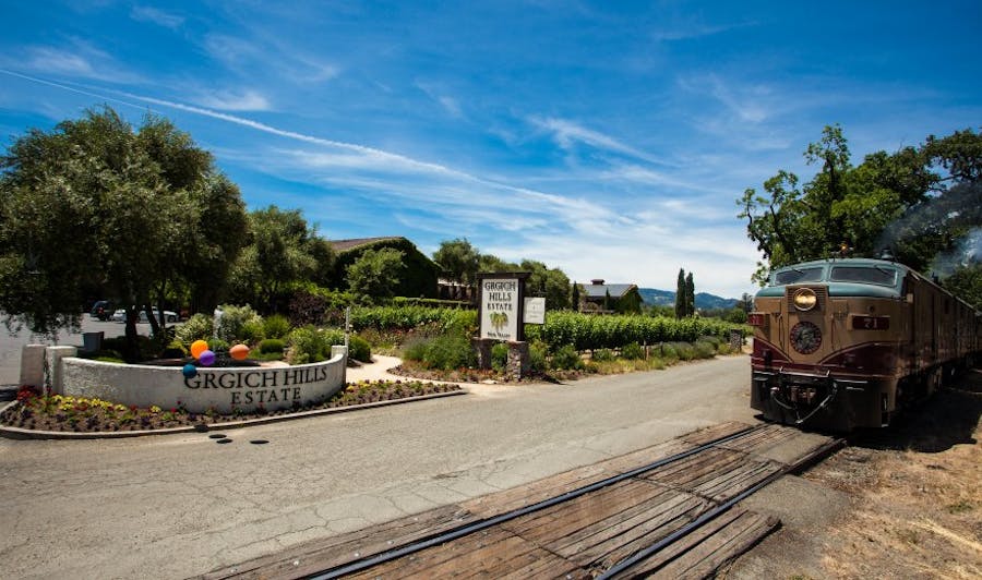 Napa Valley Wine Train and Grgich Hills winery tour with gourmet lunch