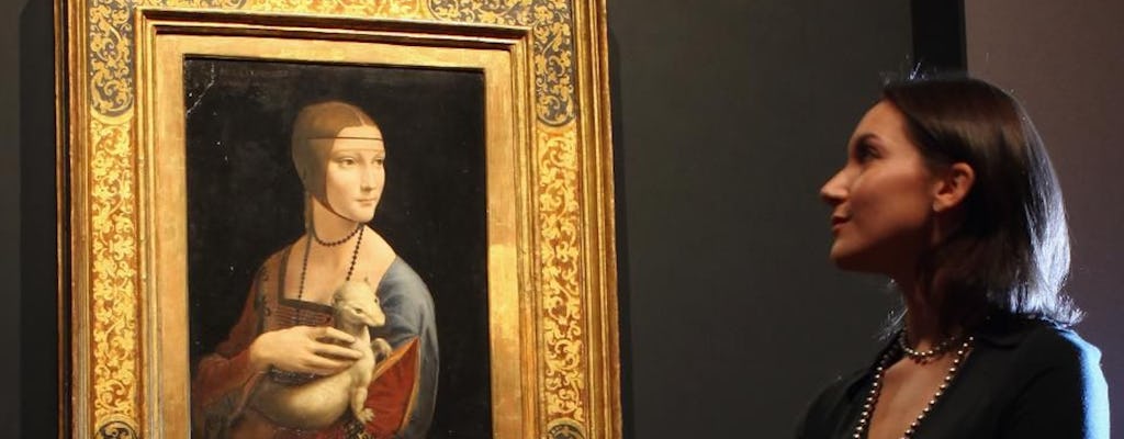 Biglietto d'ingresso per la "Dama con l'ermellino" di Leonardo da Vinci