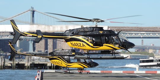 Tour de helicóptero pela cidade grande